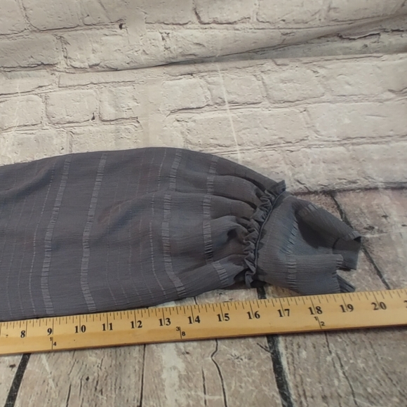 Feather Bone Anthropologie Blouse Marietta High Neck L - Picture 10 of 12